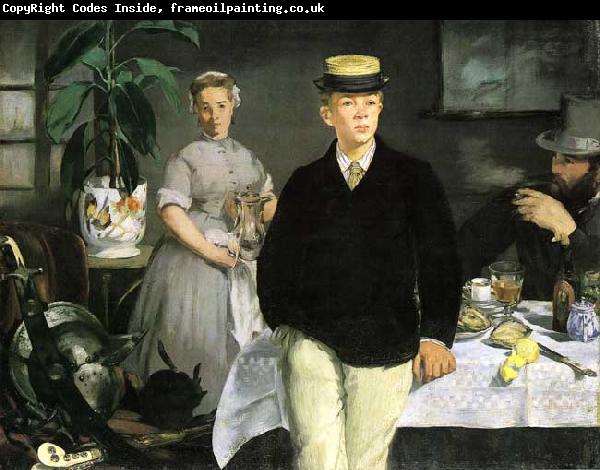 Edouard Manet Fruhstuck im Atelier